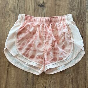 Women's Nike Pink Tie-Dye Shorts